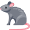 Rat emoji on Facebook